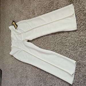Vintage Lucky Britches 100% Polyester Cream Pants
